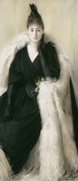 L’actrice Julia Bartet en pied