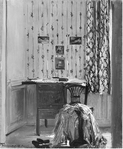 La chambre du peintre à Offranville