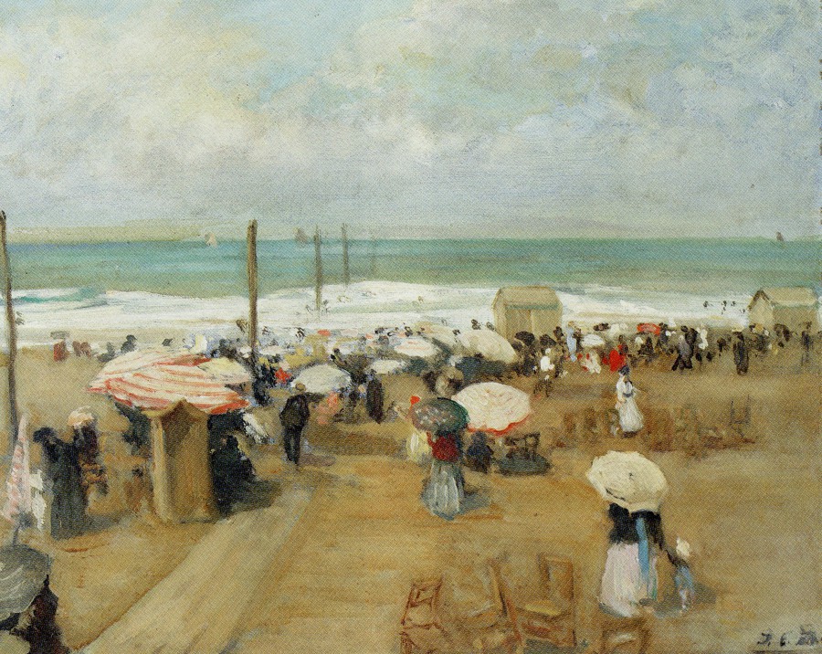 Ombrelles sur la plage