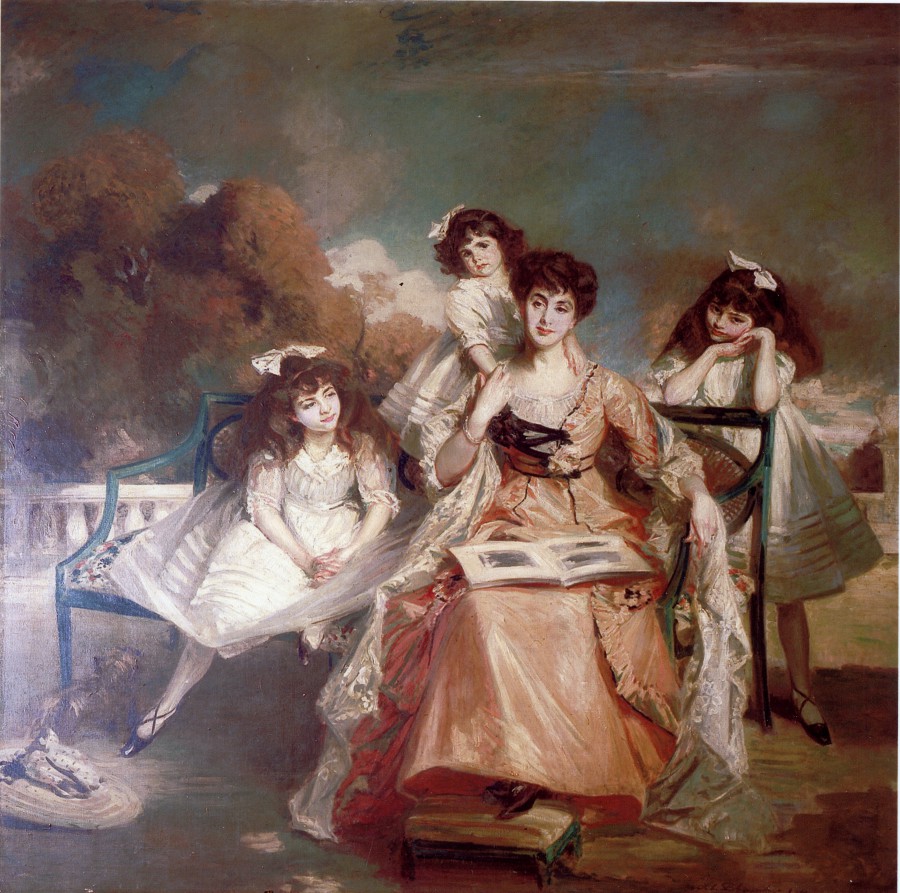 Sara Unzué de Madero et ses trois filles