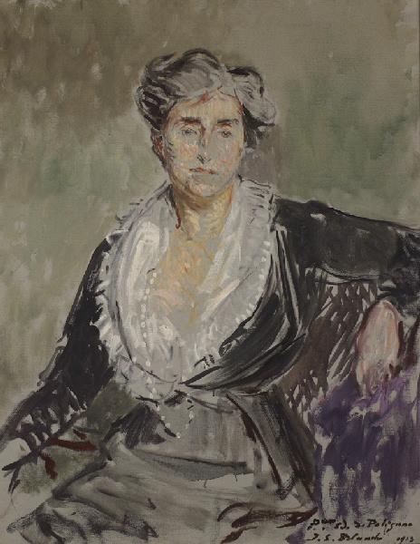 Etude pour le portrait de la princesse Edmond de Polignac