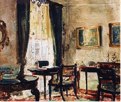 Le salon de George Moore à Ebury Street, Londres