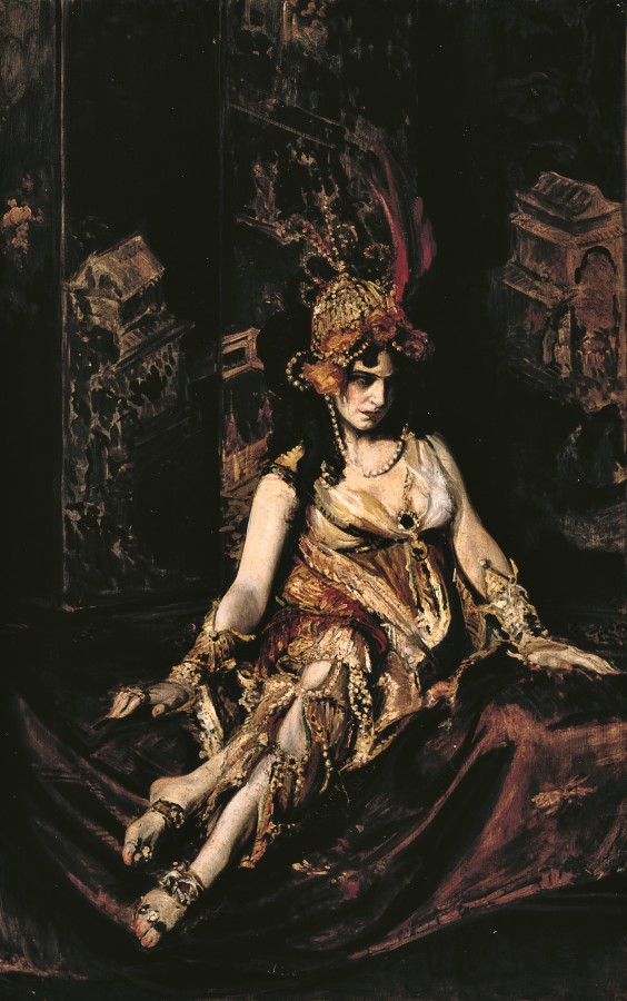 Ida Rubinstein en Zobéide dans Shéhérazade ou Salomé