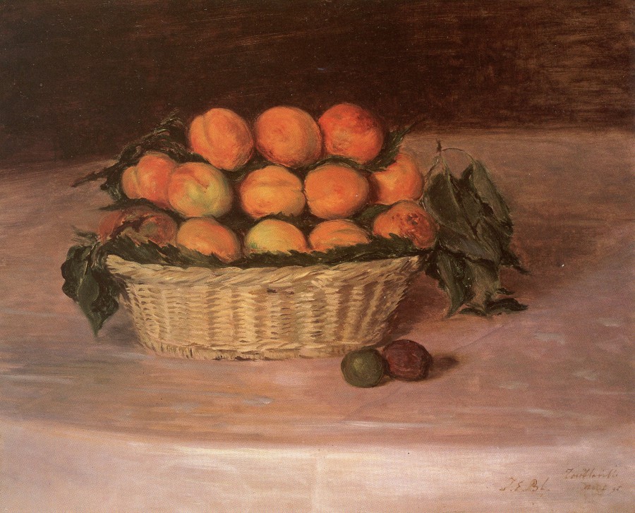 Panier de pêches