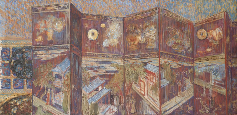 Décor pour la Biennale de Venise : paravent