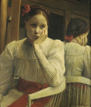 Lucie devant la psychée