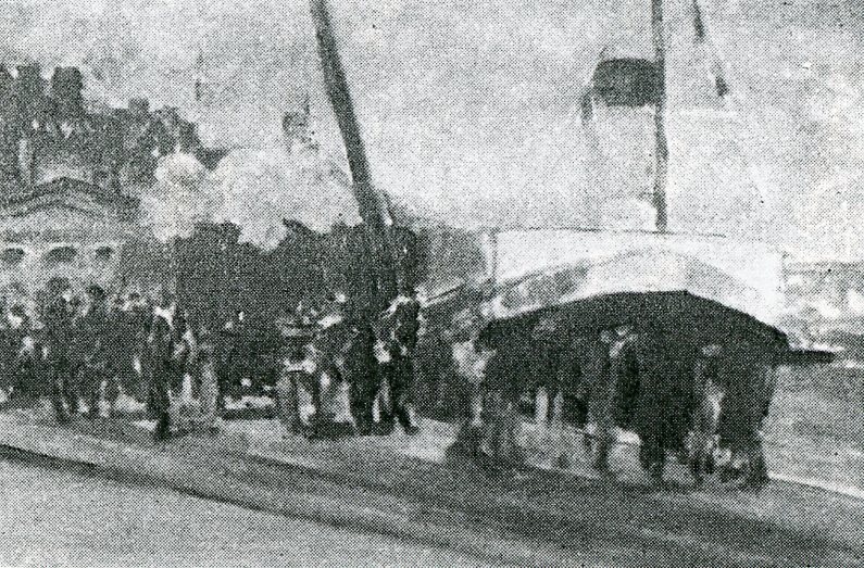 Le quai à Dieppe