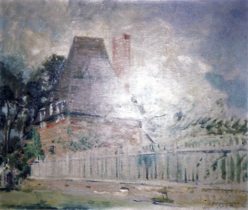 Le pavillon du jardinier au manoir du Tot à Offranville