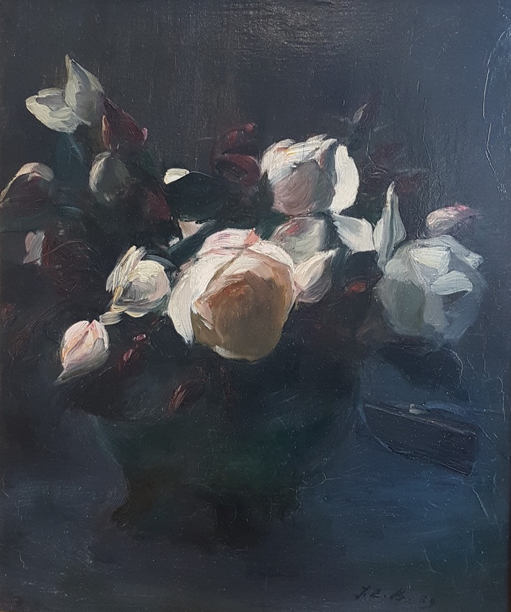 Vase de roses