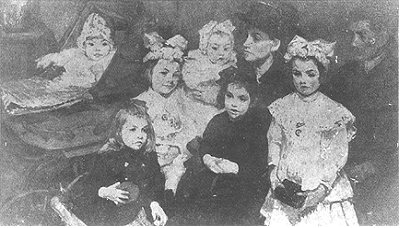 La famille de Gaston Potdevin, Offranville