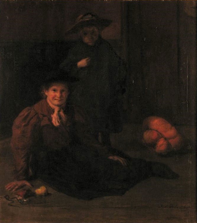 Emilienne Morin et sa petite sœur