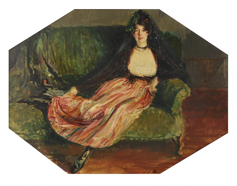 La princesse Lucien Murat en costume Goya