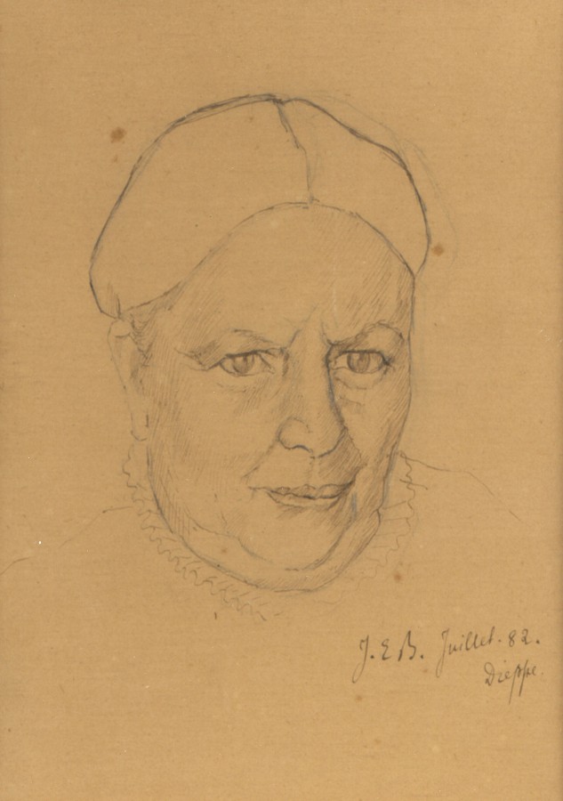 Portrait de la mère de l’artiste