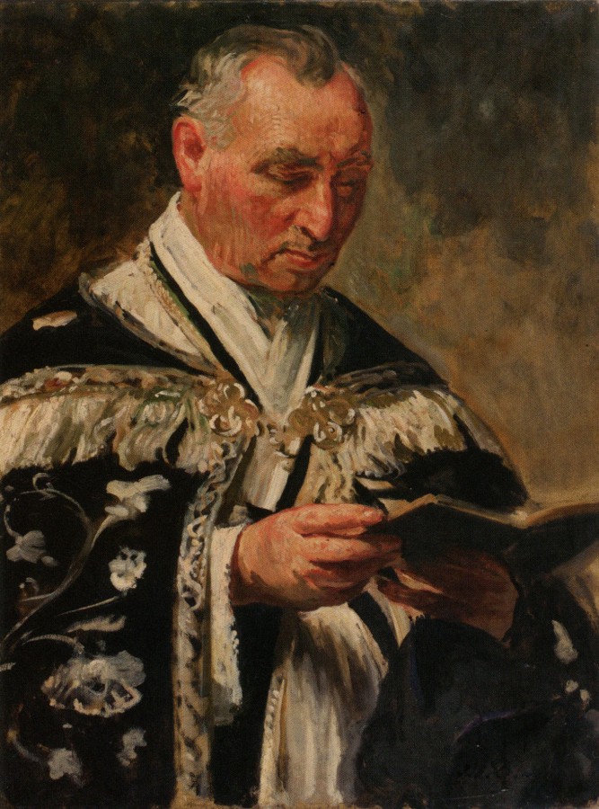 Etude pour le Mémorial d’Offranville : M. le chanoine Emmanuel Genty curé doyen