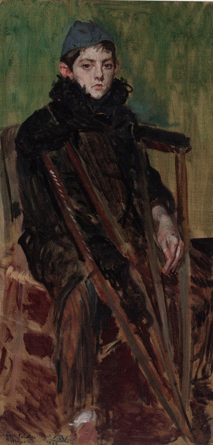 Etude pour le Mémorial d’Offranville : l’enfant aux béquilles, Maurice Folatre