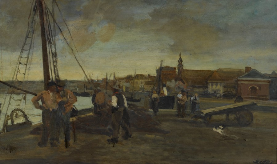 Le Quai du Pollet à Dieppe
