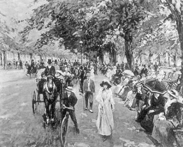 Rotten Row à Hyde Park, Londres