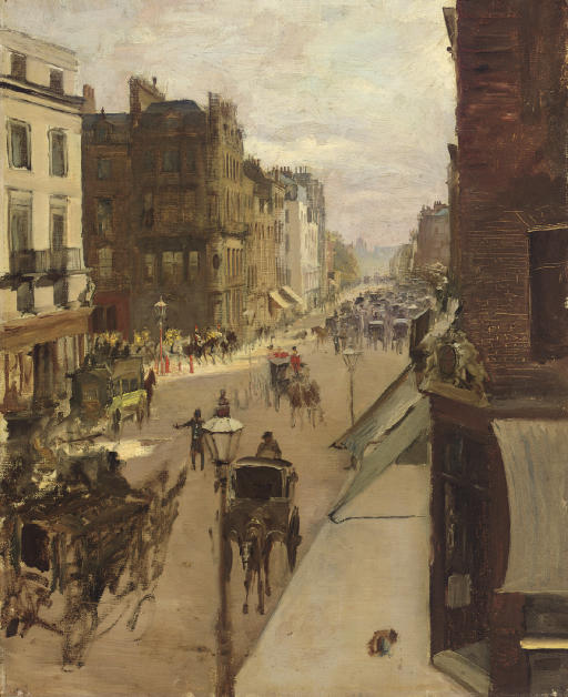 Scène de rue à Londres