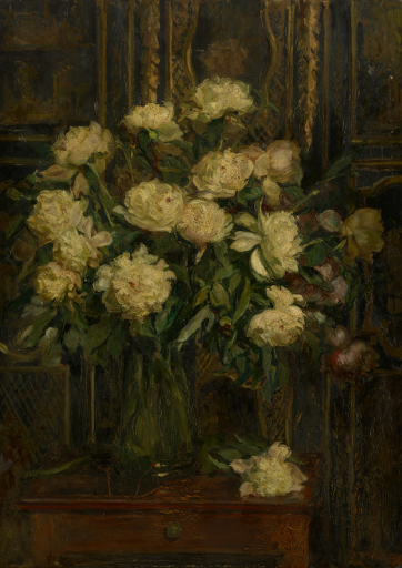 Les pivoines blanches