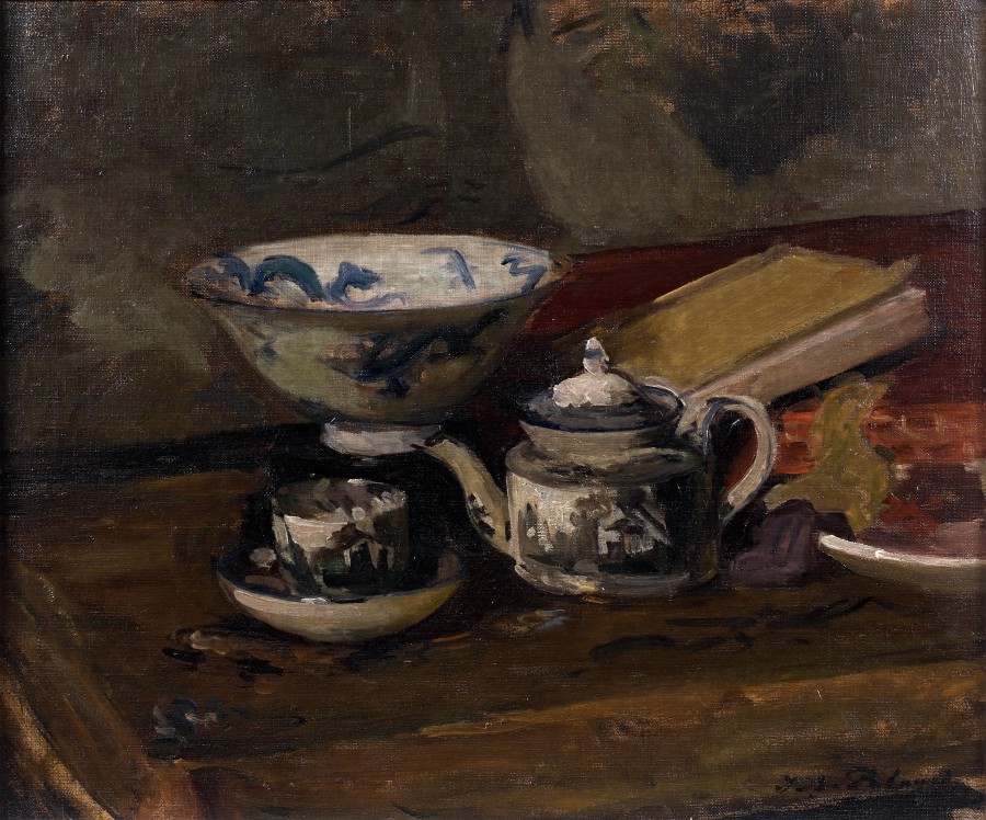 Nature morte à la théière