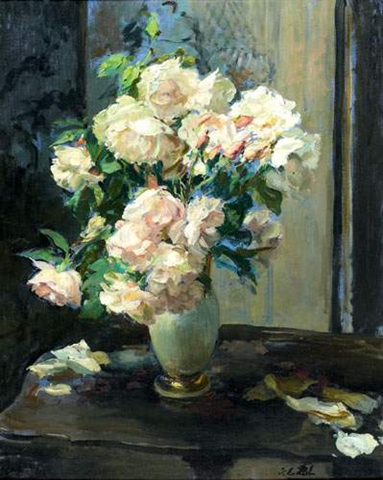 Vase de roses