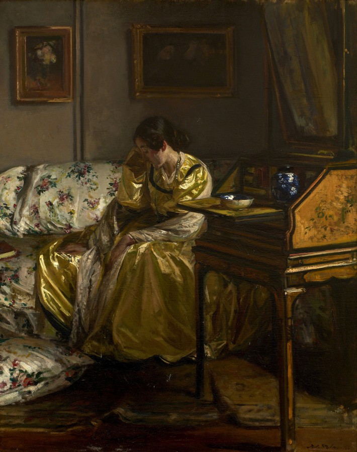 Désirée Manfred dans un intérieur