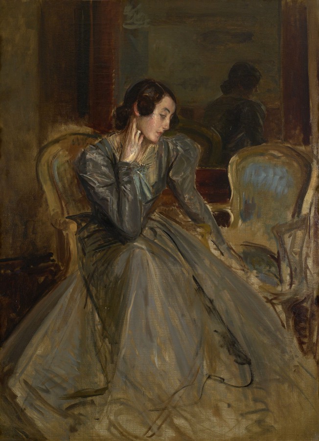 Désirée Manfred à la robe argentée
