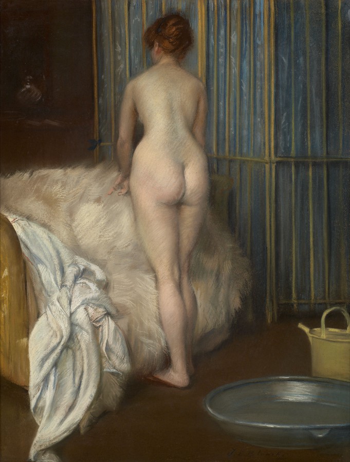 Nu à sa toilette