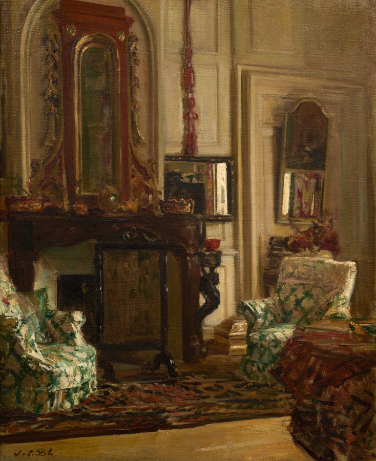 Le Salon de musique à Offranville