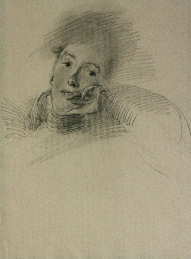 Rose Blanche pensive