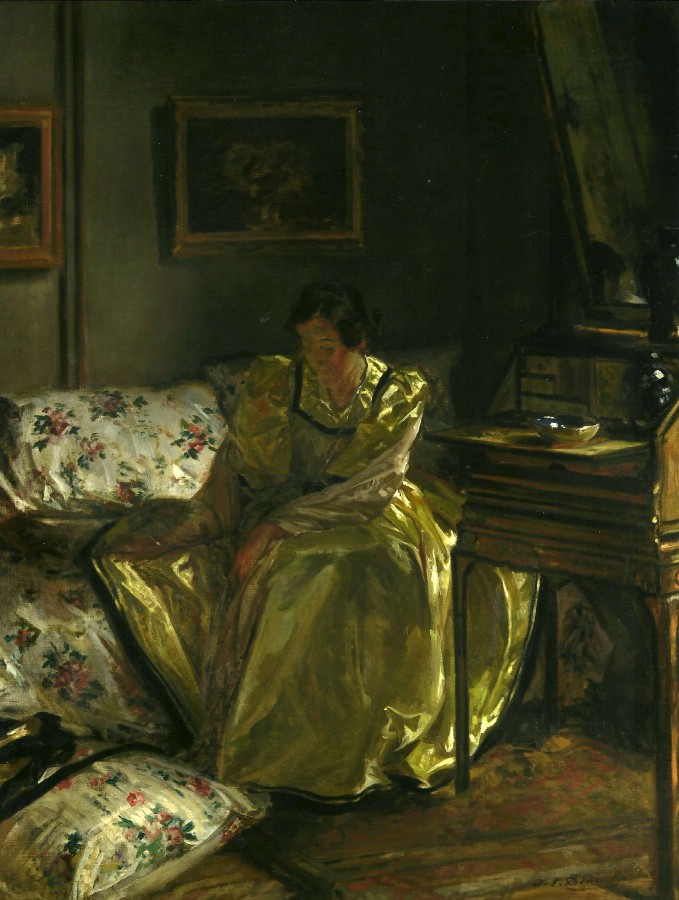 Désirée Manfred dans un intérieur
