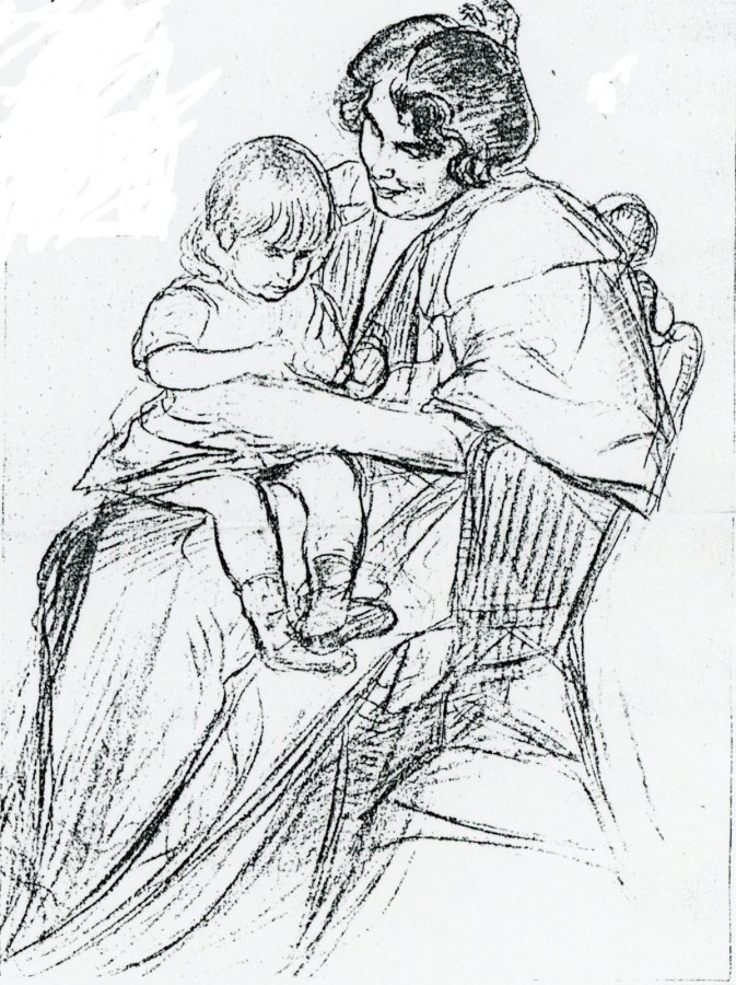 Etude pour “Madame Thaulow et ses enfants”, La Mandarine