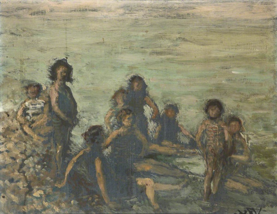 Baigneurs à Dieppe