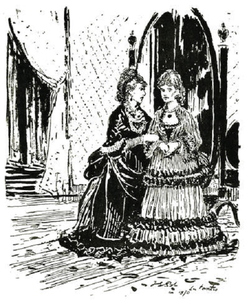 Illustration pour Aymeris : Les tantes Luciles et Caroline
