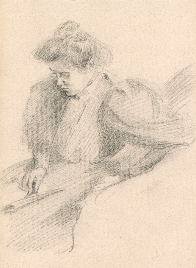 Lucie Esnault lisant
