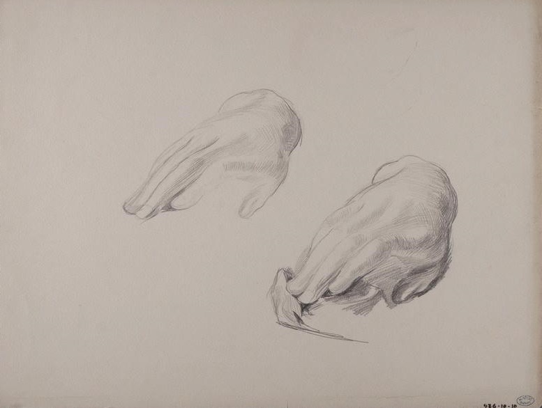Etudes de main