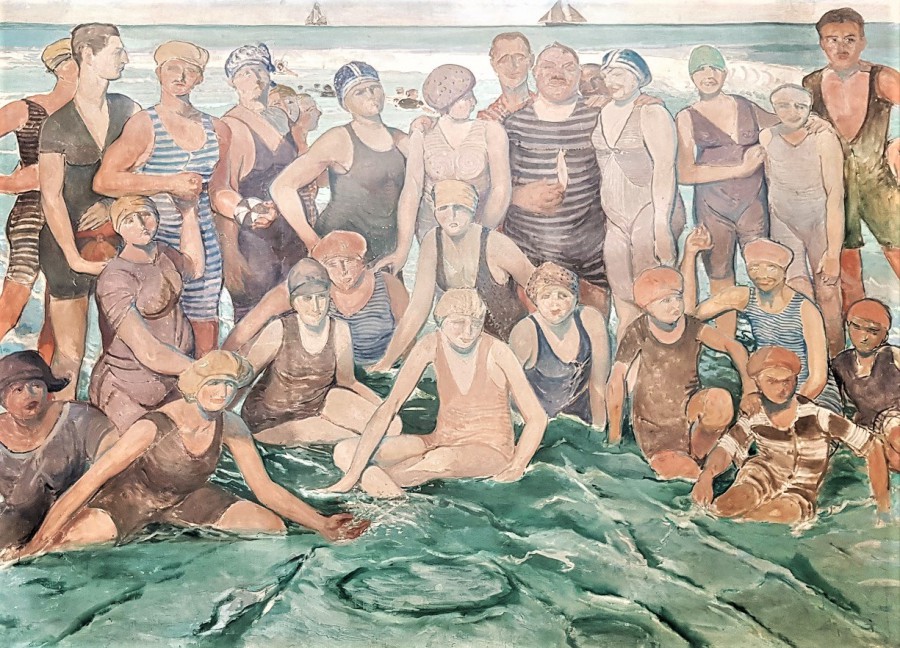 Scène de plage
