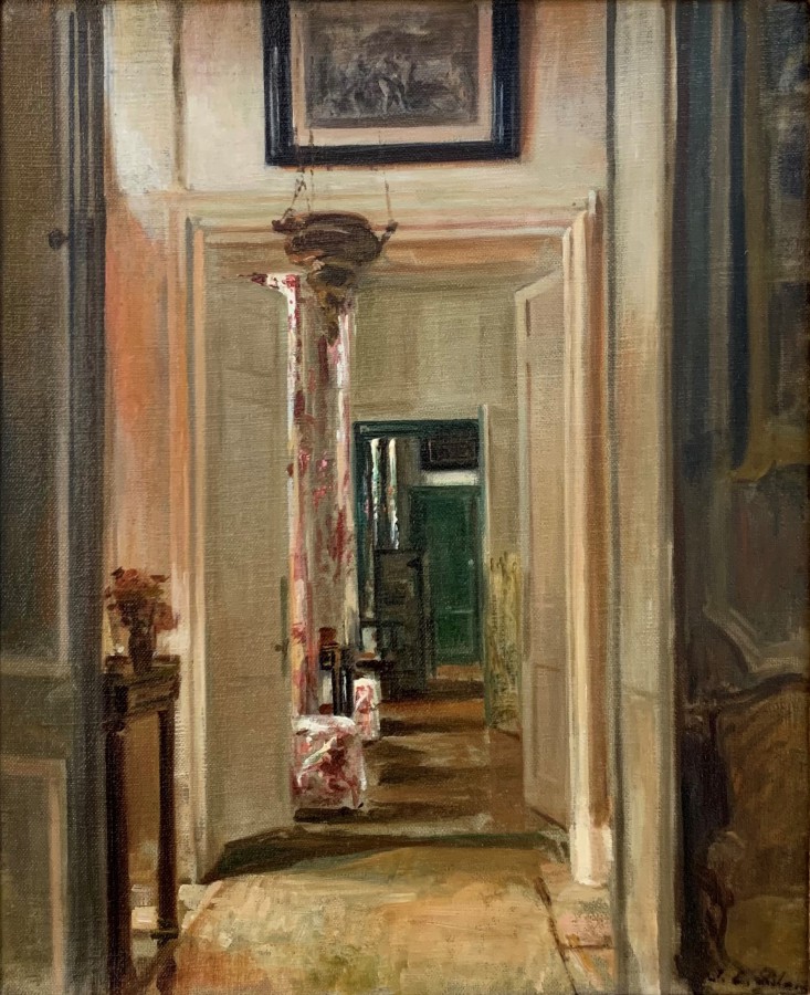 Le vestibule du manoir du Tot, Offranville