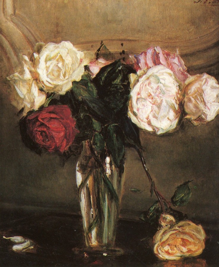 roses dans un vase