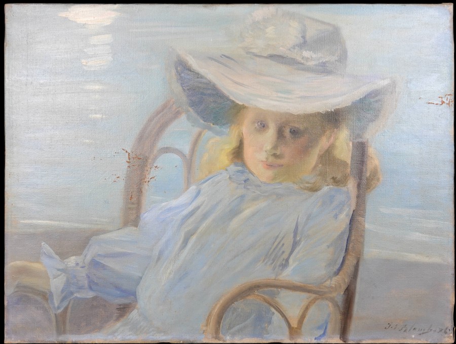 petite fille au bord de la mer