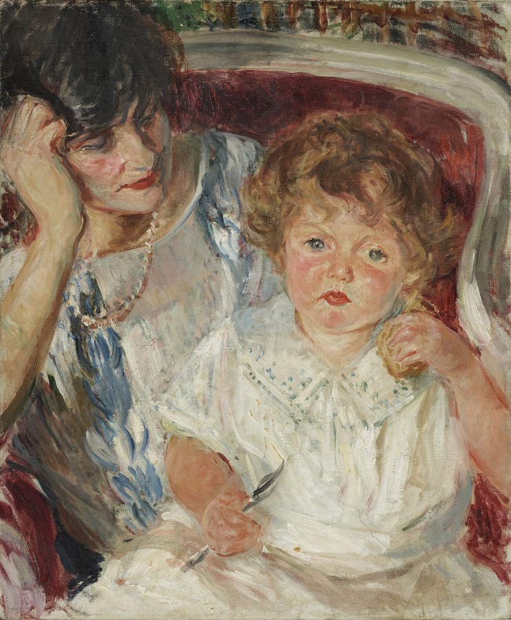 Lisette Ulmann et son fils, Bernard
